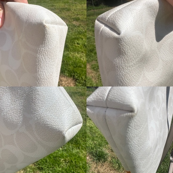 Coach Varsity Stripe Crossbody Bag F38402 Cream Orange Yellow Swingpack 2018 - Picture 9 of 12